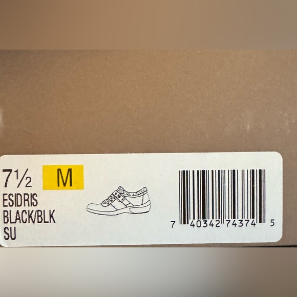 Easy Spirit Esidris black suede shoes.  Size 7.5 - Picture 7 of 7